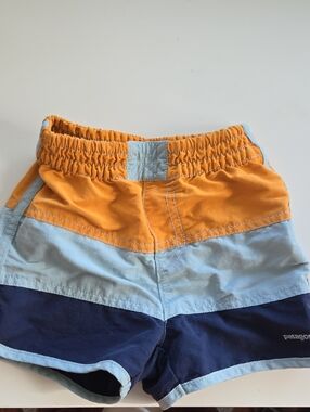 Patagonia Kids Colorblock Board Shorts, 4T